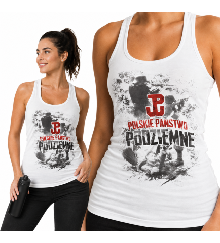 Damski tank-top POLSKIE PAŃSTWO PODZIEMNE